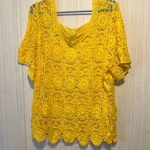 Yellow Geometric Top